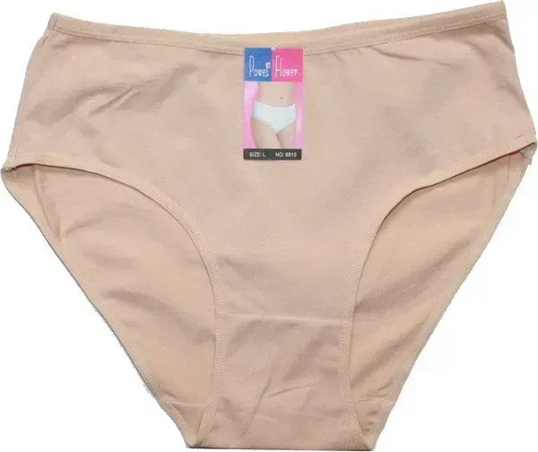 Dámské kalhotky jednobarevné bokové 60131 černé 