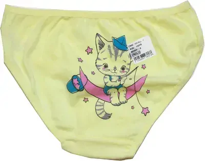 Dívčí spodní kalhotky tři kočičky 6785 zelené 220/6