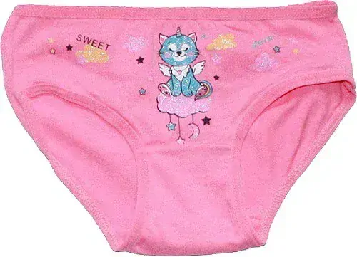 Dívčí kalhotky kočička 140481 bílé 219/2