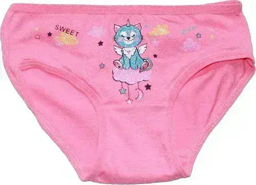 Dívčí kalhotky kočička 140481 zelené 219/7