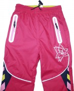 Dětské šustákové kalhoty na sport a jízdu na kole 9003 - 619/18