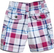 Dětské chlapecké kalhoty 3/4 kostkované Akce, Výprodej - 682/6 80