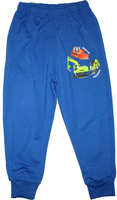 Chlapecké tepláky BAGR, NAKLADAČ, BULDOZER 1129 modré