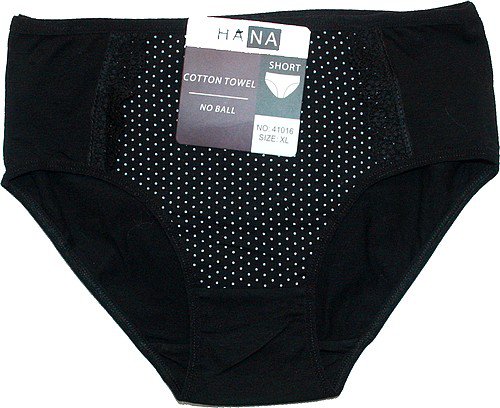 Dámské kalhotky do polopasu 41016 černé - 607/125 vel. XXL