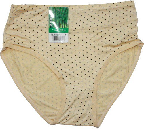 Dámské bambusové kalhotky do pasu krémové M1827 - 603/88 vel. XXL