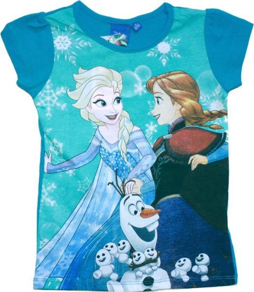 Dětské dívčí tričko Ledové království Frozen azurová 431/163 vel. 98