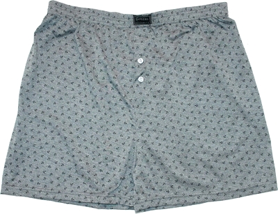Pánské trenýrky šedé TM větší velikosti 4XL- 6XL