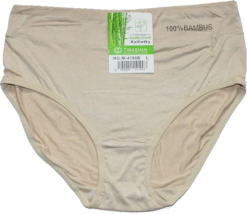 Dámské kalhotky 100% bambusové 4190 krémové