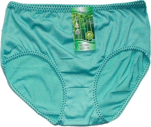 Dámské kalhotky bambusové jednobarevné levné 3964 azurové