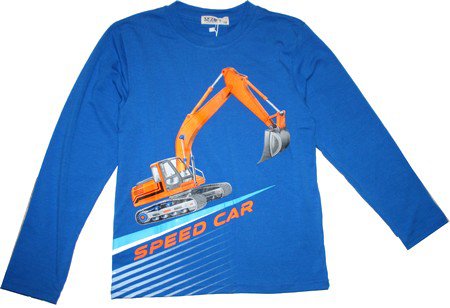 Chlapecké tričko Bagr dlouhý rukáv, pro kluky 3038 - 885/21