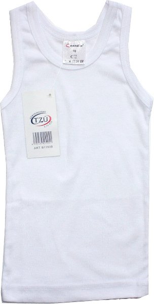 Dětské tílko chlapecké 1190B - 461/1 bílé