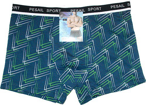 Pánské trenky, trenkoslipy, boxerky T0185 azurová