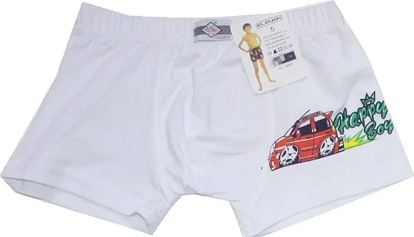 Dětské boxerky chlapecké-60591 - bílá 134/140  772/48