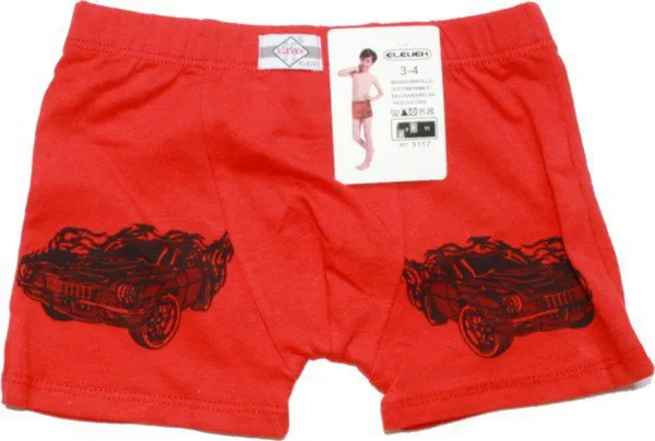 Dětské boxerky levné 3117 - 781/311 červená