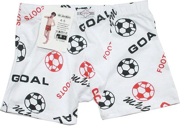 Dětské chlapecké trenky boxerky-3104 - 777/93 bílá