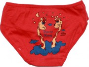 Dětské spodní kalhotky dvě žirafy 894100 červená 