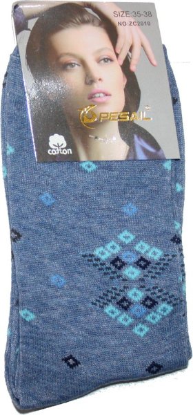 Dámské klasické bavlněné ponožky ZC 2010 - 801/5