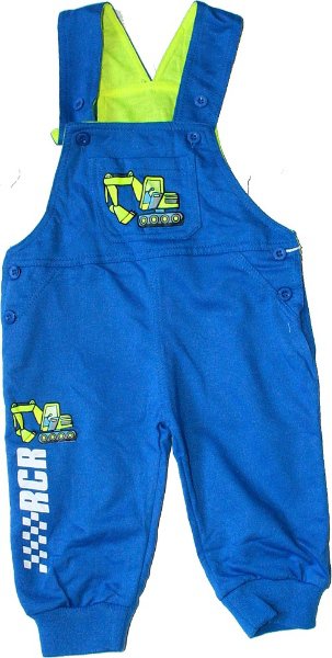 Dětské tepláky s laclem 243 modré 