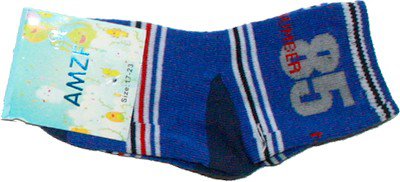 Dětské ponožky s vysokým podílem bavlny modrá B