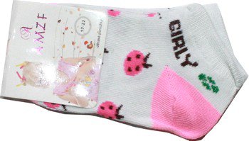 Kojenecké dětské kotníčkové ponožky na léto - 124/7
