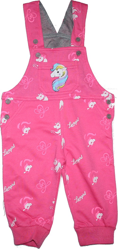 Dětské tepláčky laclíky JEDNOROŽEC 3400 růžová J vel. 74, 86