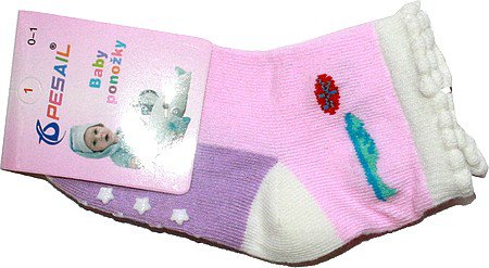 Protiskuzové dětské kojenecké ponožky ABS 215/18