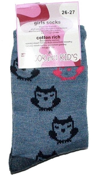 Dívčí klasické ponožky slabé 7970 - 130/22