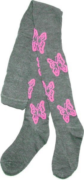 Dívčí punčocháče levné 16014-2 šedá M