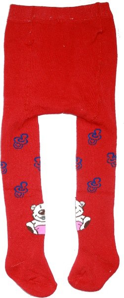 Termo dětské punčocháče pro miminka a děti červené