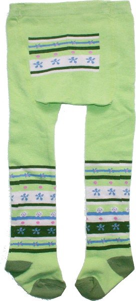 Kojenecké punčocháčky 1005-6 zelené 