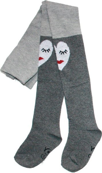 Dětské punčocháče dívčí a chlapecké šedá 371/F106 vel. 116/122