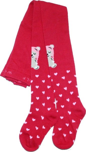 Dětské dívčí punčocháče Wolf pro holky 4 barvy P2110 růžové 475/21