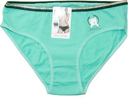 Dámské kalhotky do boků azurové Kočička 3998 - 593/206 