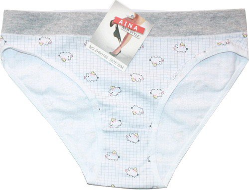 Dámské kalhotky do boků motiv prasátka ZH00180  - 602/39