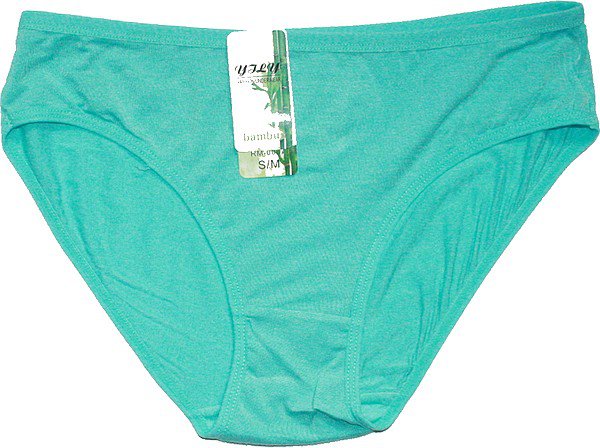 Dámské kalhotky bambusové polovysoké azurové 0007 - 603/8 vel. XL