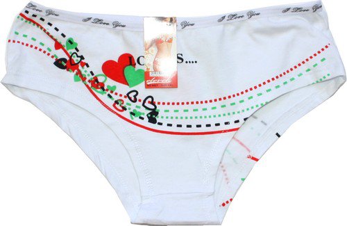 Dámské kalhotky bokové Srdíčka 6827 601/99