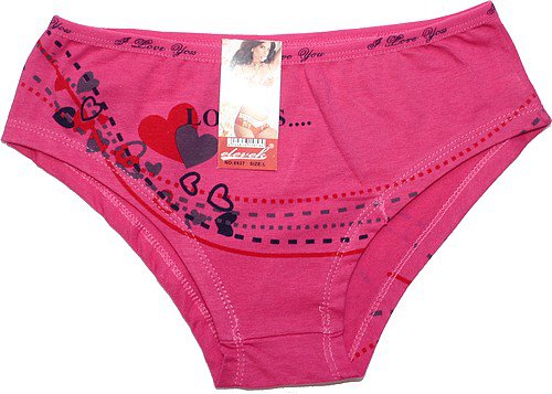 Dámské kalhotky bokové Srdíčka 6827 601/104 