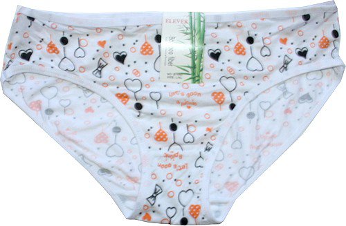 Kalhotky bokové Bambus bílé B1840 - 603/1 vel. L/XL