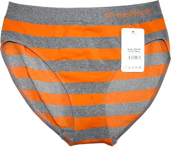 Dámské kalhotky bezešvé GREENICE 2914 oranž 