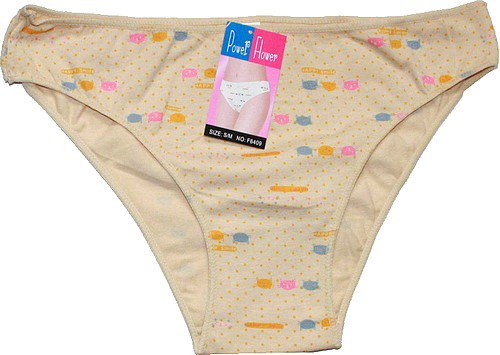 Dámské bokové kalhotky krémové 6409 - 606/79 