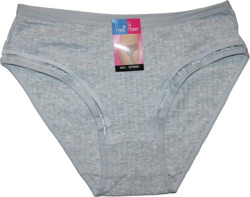 Kalhotky do pasu dámské jednobarevné  šedé 60087 - 590/61