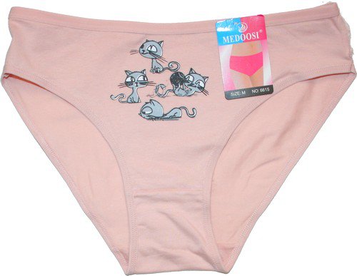 Dámské kalhotky do boků Kočičky růžové 6615 - 549/28 