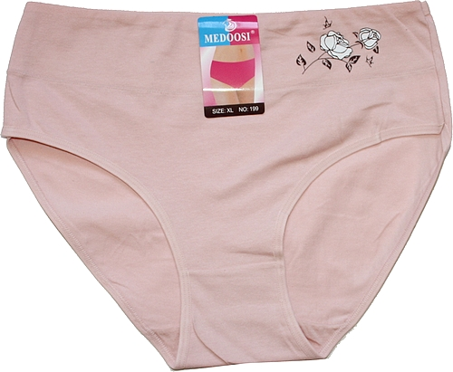 Dámské kalhotky do pasu RŮŽIČKA růžové 199 - 599/26