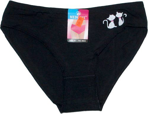 Kalhotky bokové DVĚ KOČIČKY černé 8923 - 549/120  