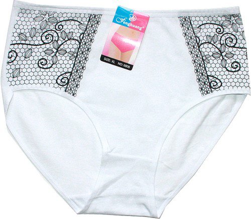 Kalhotky do pasu s potiskem 6806 bílé - 591/160