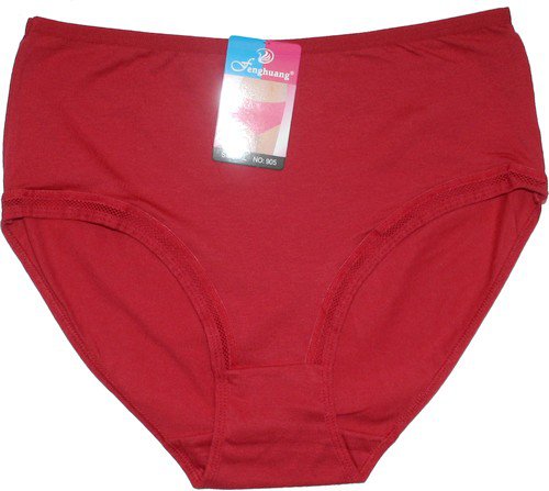 Dámské kalhotky do pasu vínové 905 - 591/227 vel. XXXL