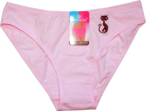 Dámské kalhotky bokové KOČIČKA 25191 růžové 