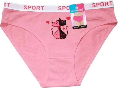  Dámské kalhotky do boků KOČIČKY 6611 oranž - 592/156 