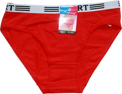 Dámské kalhotky bokové SPORT červené 6645 - 597/66 