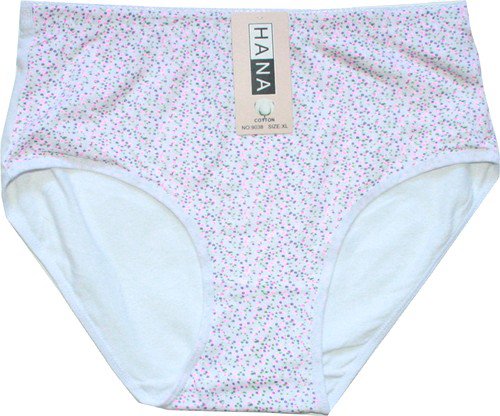 Dámské kalhotky do pasu bílé 9038 - 607/101